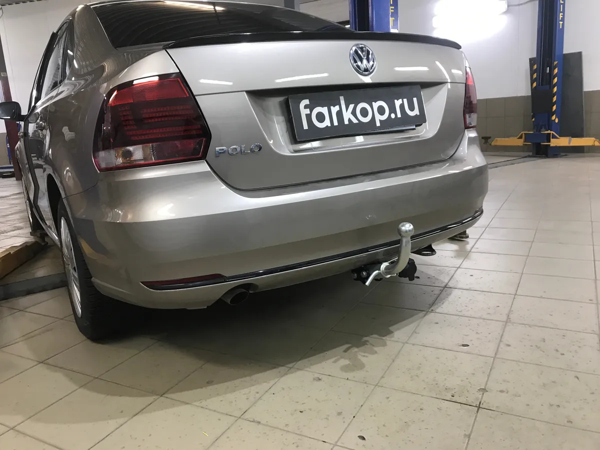 Фаркоп Лидер Плюс для Volkswagen Polo (седан) 2010-2020 V125-BA в Волгоград