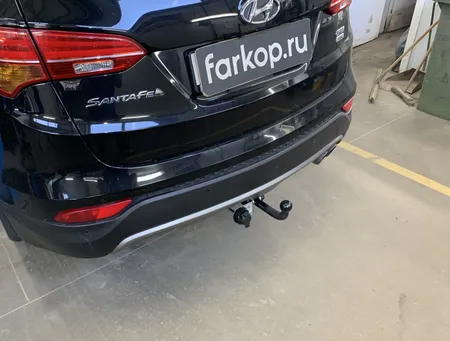 Фаркоп Лидер Плюс для Hyundai Santa Fe 2012-2018, (вкл.Grand) H224-A в Волгоград