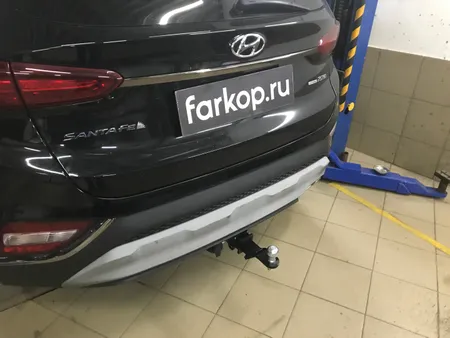 Фаркоп Лидер Плюс для Hyundai Santa Fe 2018-2022 Арт. H230-E H230-E в Волгоград