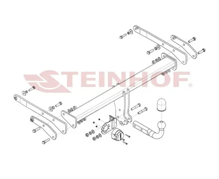 Фаркоп Steinhof для Audi Q5 2026- A-111 в Волгоград