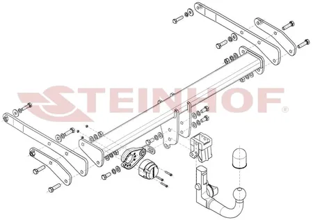 Фаркоп Steinhof для Audi Q5 2026- A-112 в Волгоград