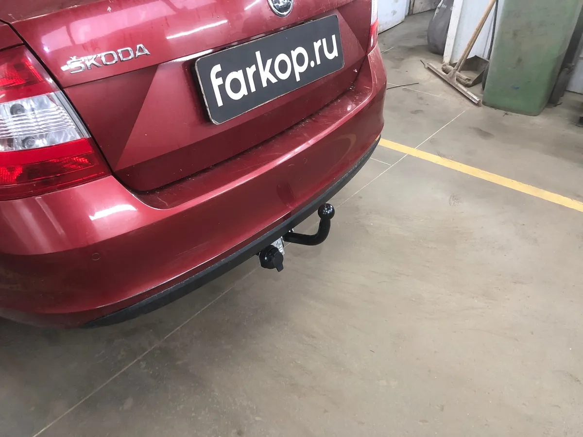 Фаркоп Лидер Плюс для Skoda Rapid 2014-2019 V125-A в Волгоград Фаркоп Лидер Плюс для Skoda Rapid 2014-2019 V125-A в Волгоград