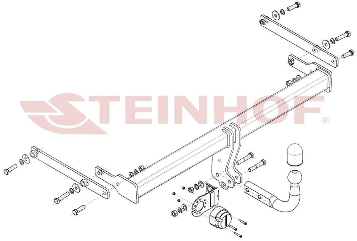 Фаркоп Steinhof для Mazda 3 (седан) 2019- Арт. M-061 M-061 в Волгоград