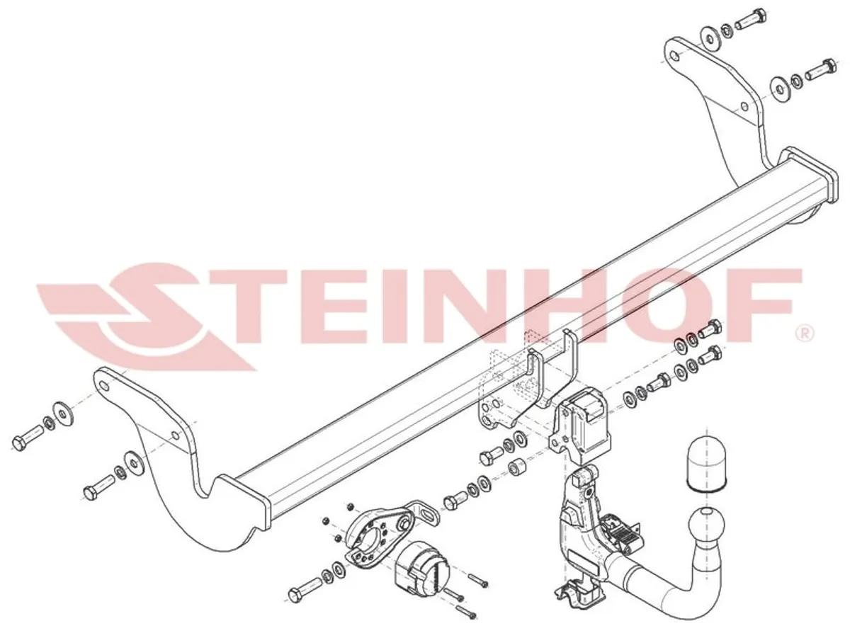 Фаркоп Steinhof для Lexus RX 2022- Арт. L-176 L-176 в Волгоград