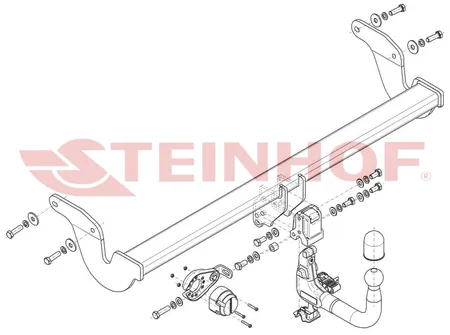 Фаркоп Steinhof для Lexus RX 2022- Арт. L-176 L-176 в Волгоград