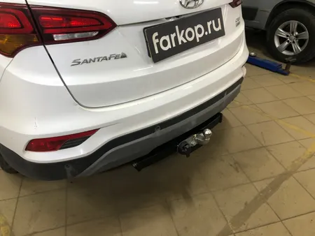 Фаркоп Лидер Плюс для Hyundai Santa Fe 2012-2018 H224-F в Волгоград