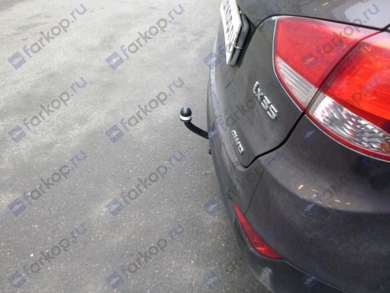 Установка фаркопа на Hyundai ix 35