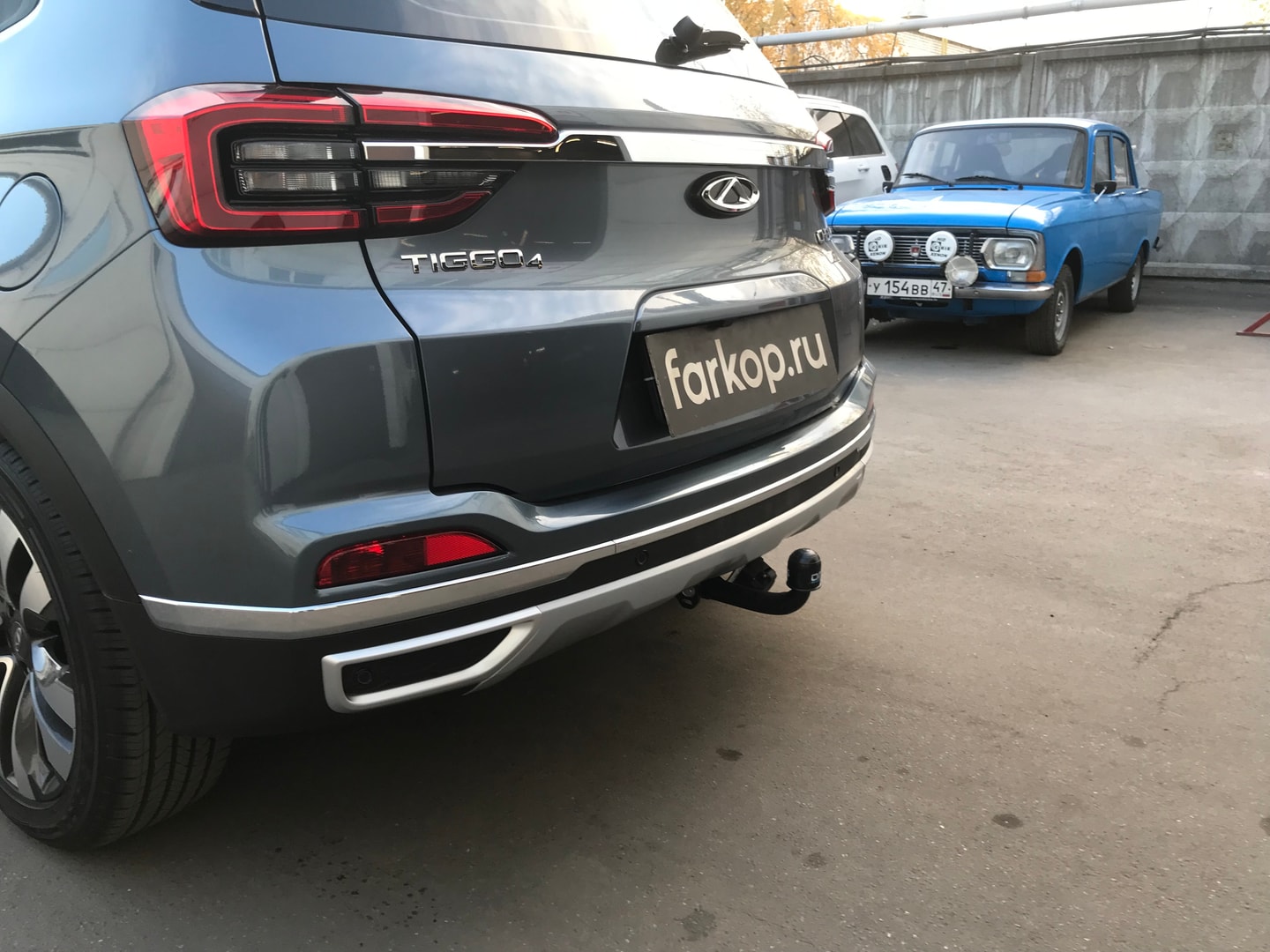 Установили фаркоп Oris для Chery Tiggo 4 2021 г.