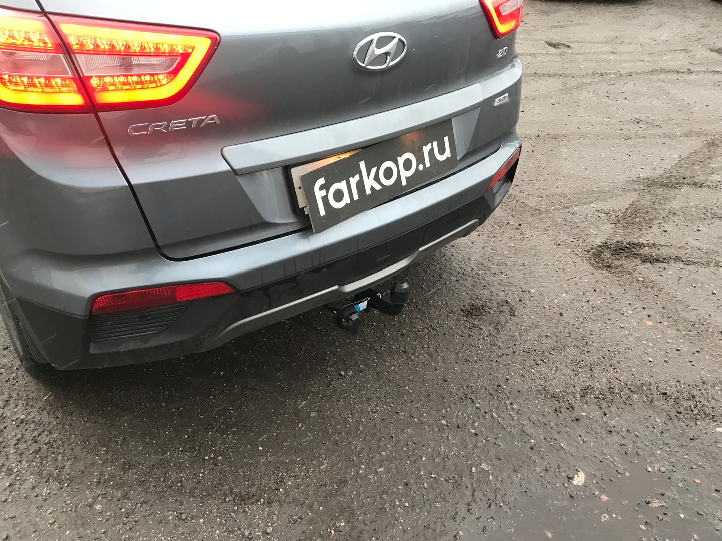 Установили фаркоп Baltex для Hyundai Creta 2020 г.