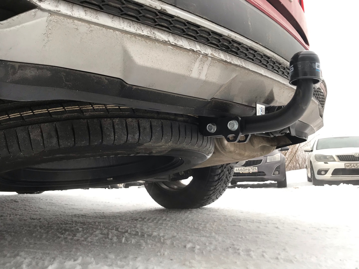 Установили фаркоп Oris для Kia Sorento 2021 г.