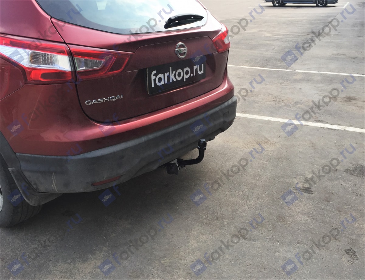 Установили фаркоп Лидер Плюс для Nissan Qashqai 2018 г.