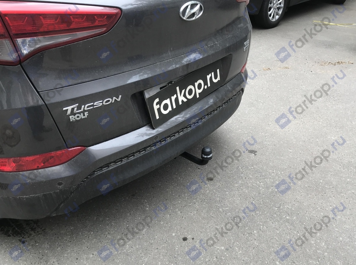 Установили фаркоп Aragon для Hyundai Tucson 2017 г.