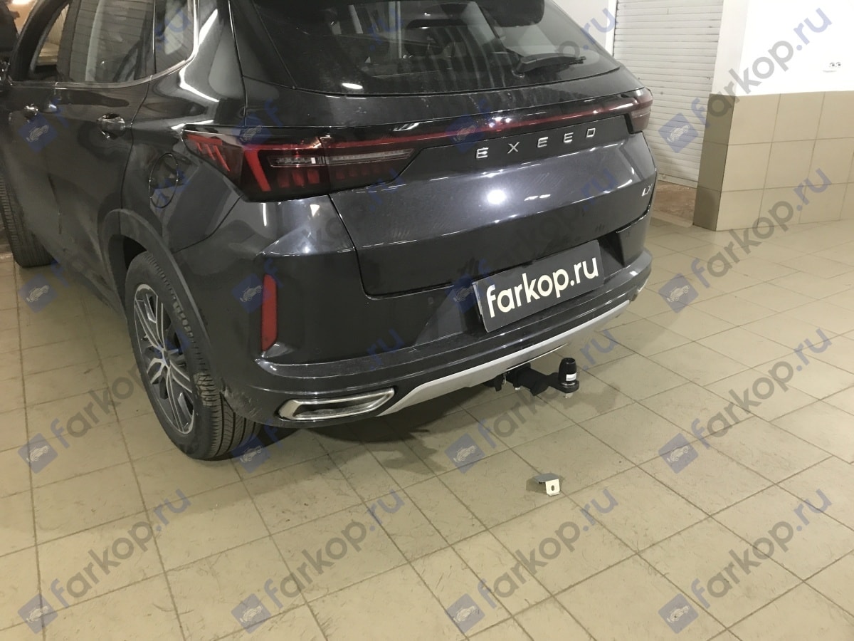 Установили фаркоп ТСС для Exeed LX 2022 г.в.