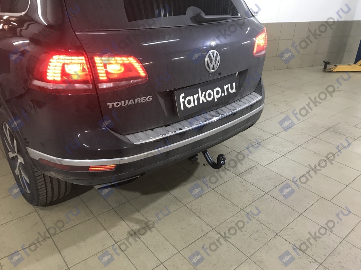Установили фаркоп Oris для Volkswagen Touareg 2010-2018 г.в.