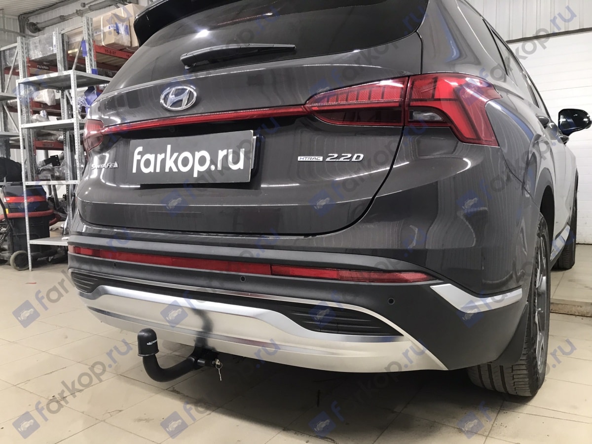 Установили фаркоп Steinhof для Hyundai Santa Fe 2021 г. Установили фаркоп Steinhof для Hyundai Santa Fe 2021 г.