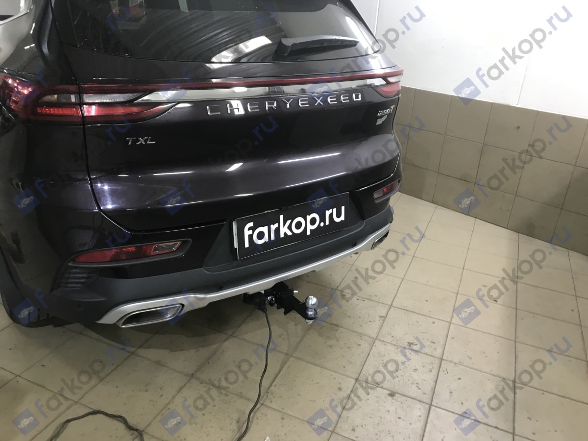 Установили фаркоп Лидер Плюс для EXEED TXL 2021 г.в. Установили фаркоп Лидер Плюс для EXEED TXL 2021 г.в.
