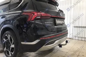 Установили фаркоп Galia для Hyundai Santa Fe 2021 г.в.