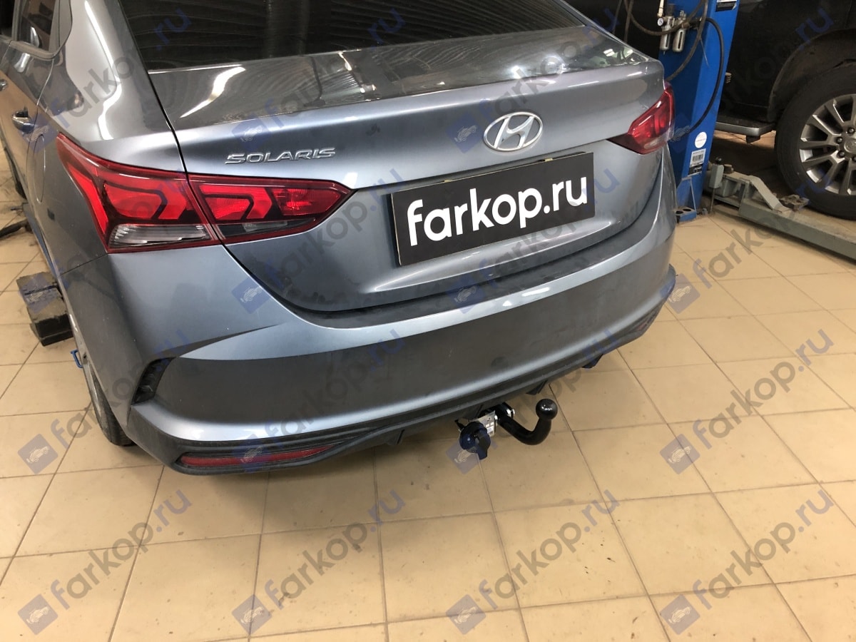 Установили фаркоп Лидер Плюс для Hyundai Solaris 2020 г.в. Установили фаркоп Лидер Плюс для Hyundai Solaris 2020 г.в.