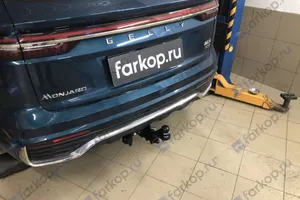 Установили фаркоп TowRus для Geely Monjaro 2023 г.в.