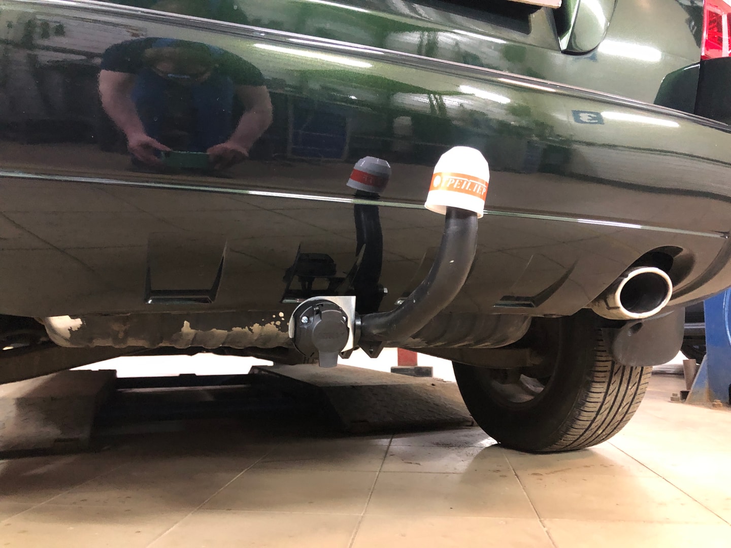 Установили фаркоп Трейлер для Hyundai Tucson 2004-2009 г.в.