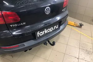 Установили фаркоп Oris для Volkswagen Tiguan 2007-2016 г.в.