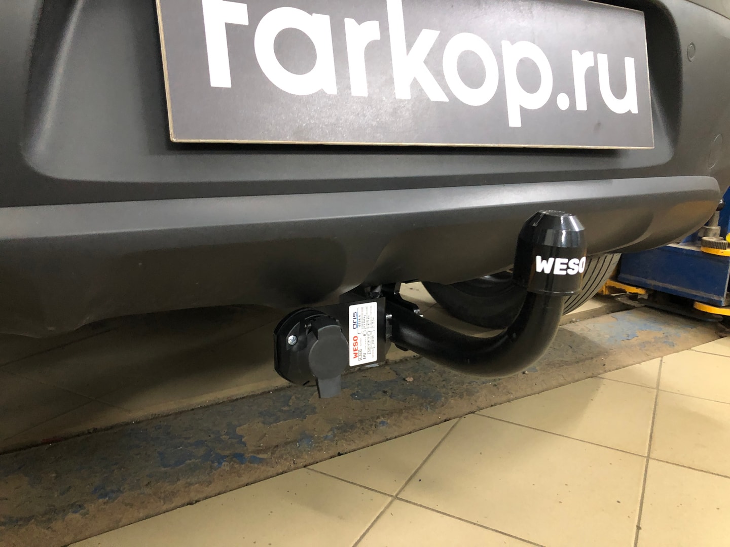 Установили фаркоп Oris для Kia Soul 2014-2019 г. в.