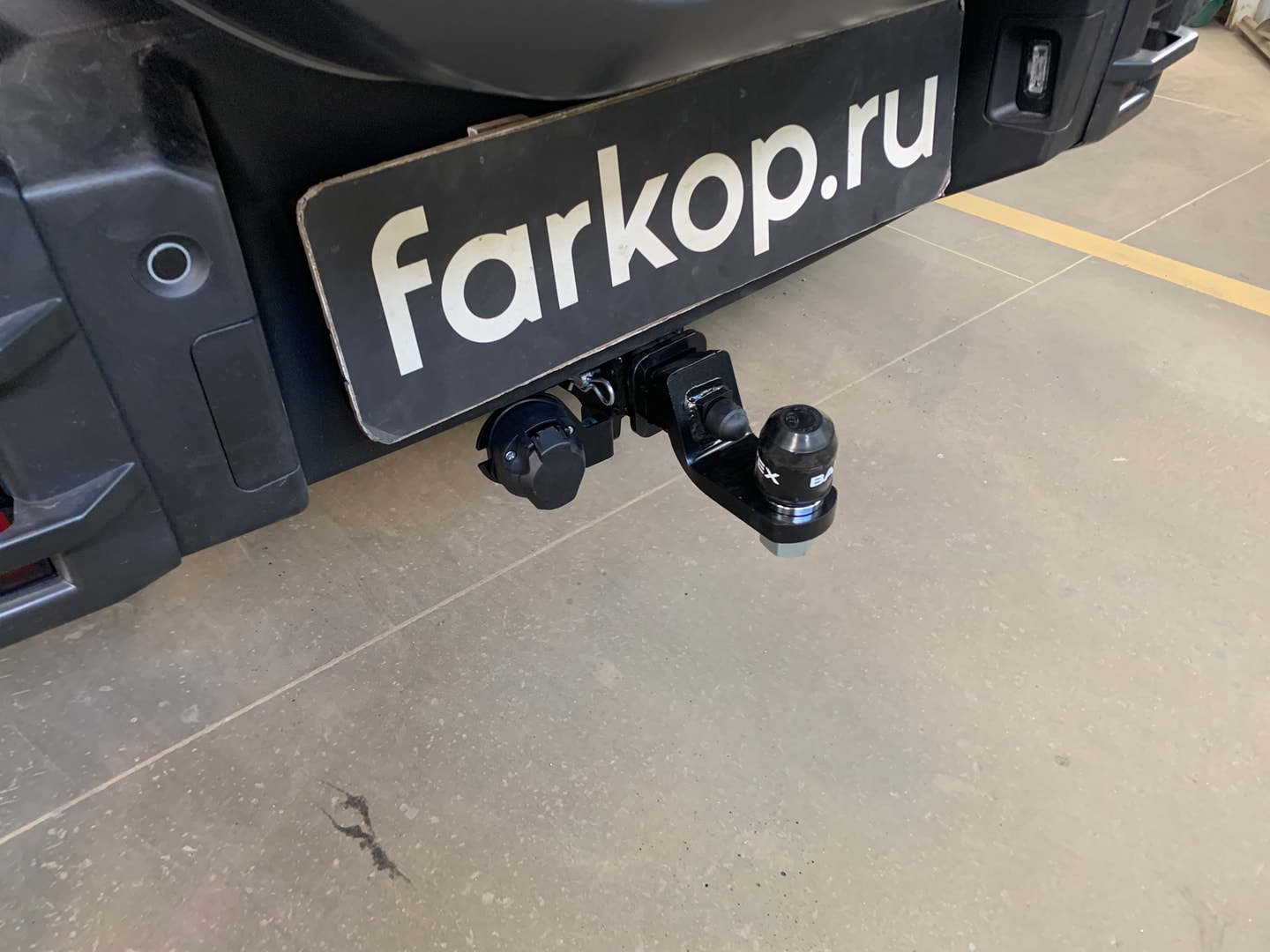 Установили фаркоп TowRus для Jetour T2 2023-2026 г. в.
