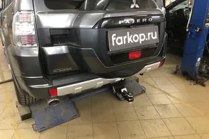 Установили фаркоп TowRus для Mitsubishi Pajero 2008-2026 г.в.