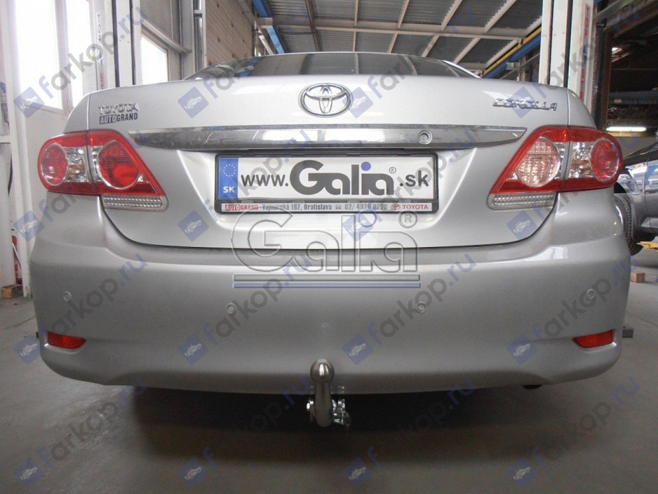 Фаркоп Galia для Toyota Corolla (E15, седан) 2007-2013 купите в Волгограде.  | Арт. T060C